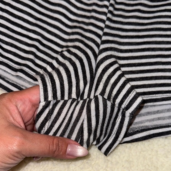 Marilyn Monroe-Striped Black and White PJ Shorts size Large - Picture 7 of 9